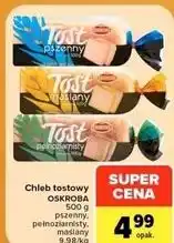 Carrefour Market Chleb tostowy OSKROBA pszenny, pełnoziarnisty, maślany oferta