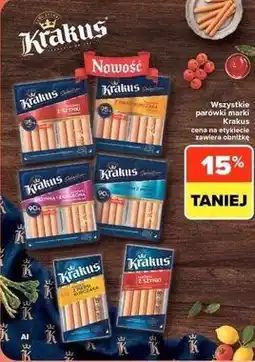 Carrefour Market Wszystkie parówki marki Krakus oferta