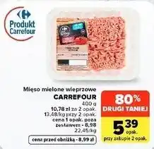 Carrefour Market Mięso mielone wieprzowe CARREFOUR oferta