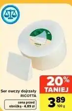 Carrefour Market Ser owczy dojrzały Ricotta oferta