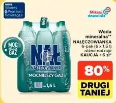Carrefour Market Woda mineralna Nałęczowianka 6-pak (6 x 1,5 l) oferta