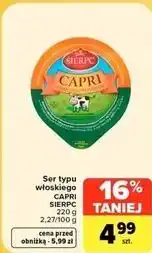 Carrefour Market Ser typu włoskiego Capri Sierpc oferta
