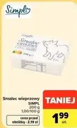 Carrefour Market Smalec wieprzowy Simpl oferta