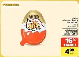 Carrefour Market Jajko z niespodzianką Kinder Joy oferta