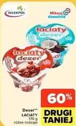 Carrefour Market Deser ŁACIATY 170 g różne rodzaje oferta