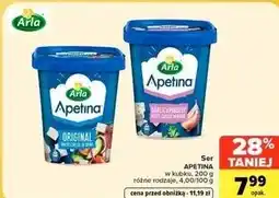 Carrefour Market Ser Arla Apetina w kubku różne rodzaje oferta