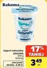 Carrefour Market Jogurt naturalny BAKOMA oferta