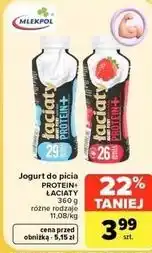 Carrefour Market Jogurt do picia PROTEIN+ ŁACIATY 360 g różne rodzaje oferta