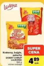 Carrefour Market Krakersy, bajgle, paluchy DOBRY CHRUP LAJKONIK 100 g różne rodzaje oferta