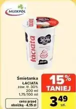 Carrefour Market Śmietanka ŁACIATA zaw. tł. 30% oferta