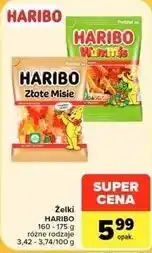 Carrefour Market Żelki HARIBO 160 - 175 g różne rodzaje oferta
