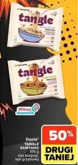 Carrefour Market Danie TANGLE SAMYANG 105 g sos bulgogi, sos grzybowy oferta