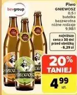 Carrefour Market Piwo Gniewosz różne rodzaje oferta