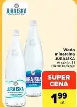 Carrefour Market Woda mineralna JURAJSKA w szkle oferta
