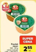 Carrefour Market Pasztet PROFI 130 - 131 g, różne rodzaje oferta