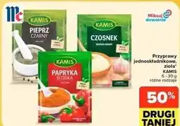 Carrefour Market Przyprawy jednoskładnikowe, zioła KAMIS 5-30 g, różne rodzaje oferta