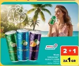 Carrefour Market Woda kokosowa QUALITY FOOD 320 ml różne rodzaje oferta
