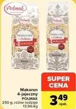 Carrefour Market Makaron 4-jajeczny POLMAK 250 g, różne rodzaje oferta