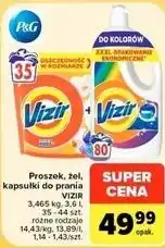 Carrefour Market Proszek, żel, kapsułki do prania Vizir oferta