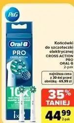 Carrefour Market Końcówki do szczoteczki elektrycznej CROSS ACTION PRO ORAL-B 2-pak oferta