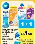 Carrefour Market Płyny do płukania tkanin, perełki zapachowe Lenor oferta