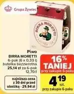 Carrefour Market Piwo Birra Moretti oferta