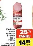 Carrefour Market Olewnik Kiełbasa sucha żywiecka z szynki oferta