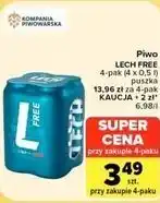 Carrefour Market Piwo Lech Free 4-pak (4 x 0,5 l) puszka oferta