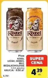 Carrefour Market Piwo KOZEL LEŽÁK, ČERNÝ, BÍLÝ, BEZALKOHOLOWE oferta