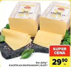 Carrefour Market Ser żółty Kasztelan Śmietankowy, Złoty oferta
