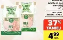 Carrefour Market Madej Wróbel Szynka na soli morskiej, schab na soli morskiej oferta