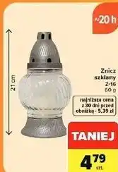 Carrefour Market Znicz szklany Z-16 oferta