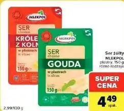Carrefour Market Ser żółty Mlekpol, plastry oferta