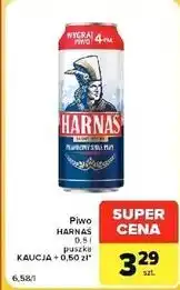 Carrefour Market Piwo HARNAŚ oferta