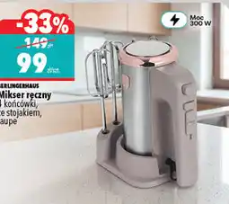 Biedronka Mikser ręczny BerlingerHaus 4 końcówki, ze stojakiem, taupe oferta