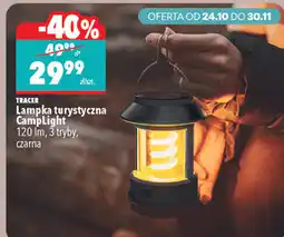Biedronka Lampka turystyczna CampLight 120 lm, 3 tryby, czarna Tracer oferta