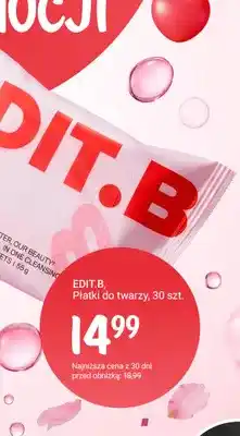 Rossmann Płatki do twarzy EDIT.B oferta