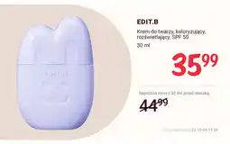 Rossmann Krem do twarzy koloryzujący rozświetlający SPF 50 EDIT.B oferta