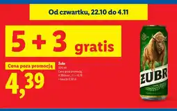 Lidl Piwo Żubr oferta