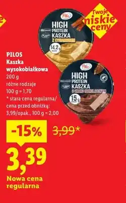 Lidl Kaszka wysokobiałkowa z cynamonem Pilos oferta