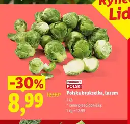 Lidl Brukselka polska luzem Ryneczek Lidla oferta