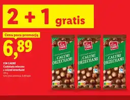 Lidl Czekolada mleczna z całymi orzechami Fin Carré oferta