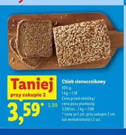 Lidl Chleb słonecznikowy oferta