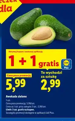 Lidl Awokado zielone Ryneczek Lidla oferta