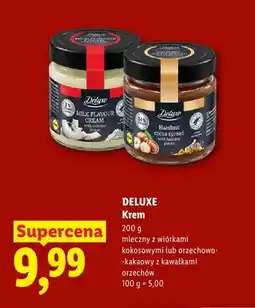 Lidl Krem orzechowo-kakaowy z kawałkami orzechów Deluxe oferta
