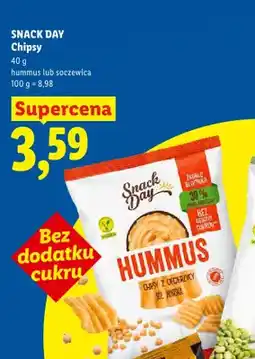 Lidl Chipsy Snack Day Soczewica oferta