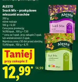 Lidl Mieszanka orzechów Alesto Snack Mix Spiced oferta