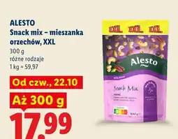 Lidl Mieszanka orzechów Snack Mix Alesto XXL oferta