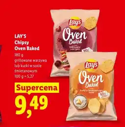 Lidl Chipsy Lay's Oven Baked kurki w sosie śmietanowym oferta