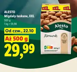 Lidl Migdały łuskane Alesto XXL oferta
